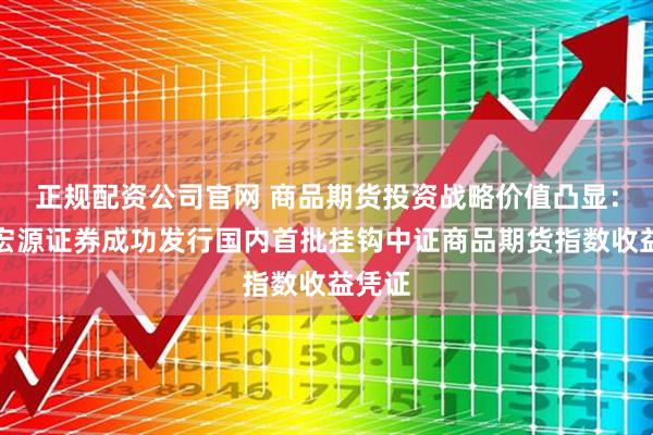 正规配资公司官网 商品期货投资战略价值凸显：申万宏源证券成功发行国内首批挂钩中证商品期货指数收益凭证