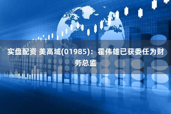 实盘配资 美高域(01985)：霍伟雄已获委任为财务总监