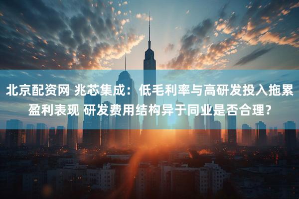 北京配资网 兆芯集成：低毛利率与高研发投入拖累盈利表现 研发费用结构异于同业是否合理？
