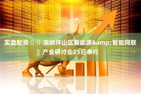 实盘配资 ​​深圳坪山区新能源&智能网联产业研讨会25日举行